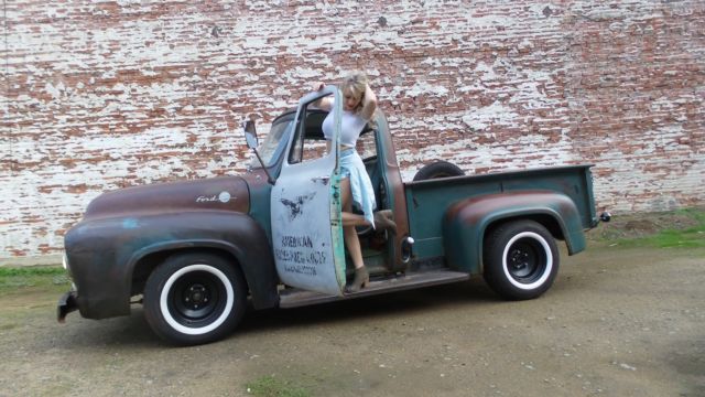 1955 ford f100 f-100 Custom Cab Patina pickup 1948 1949 ...