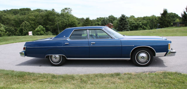 1977 Mercury Marquis Brougham with 19,462 documented miles. 