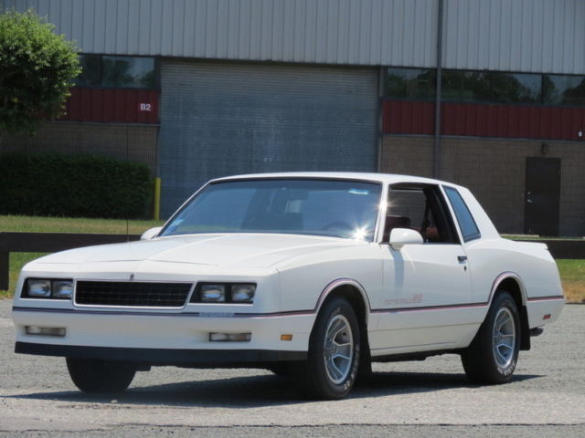 1986 SS Impala White Low Miles Like New Collector Car All