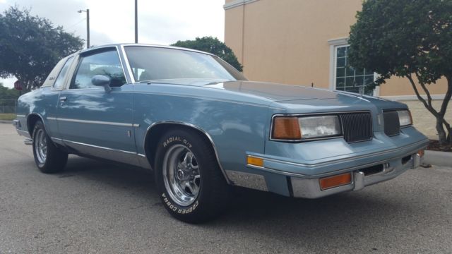 1987 Oldsmobile Cutlass Supreme Brougham Coupe V8 Fl Only 49629 Miles